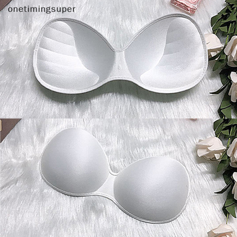 Onetimingsuper Hemming ชุดว่ายน้ํา Pad ใส่หน้าอกบิกินี่ Bra Enhancer ฟองน้ํา Comfort Bra Pad OTP
