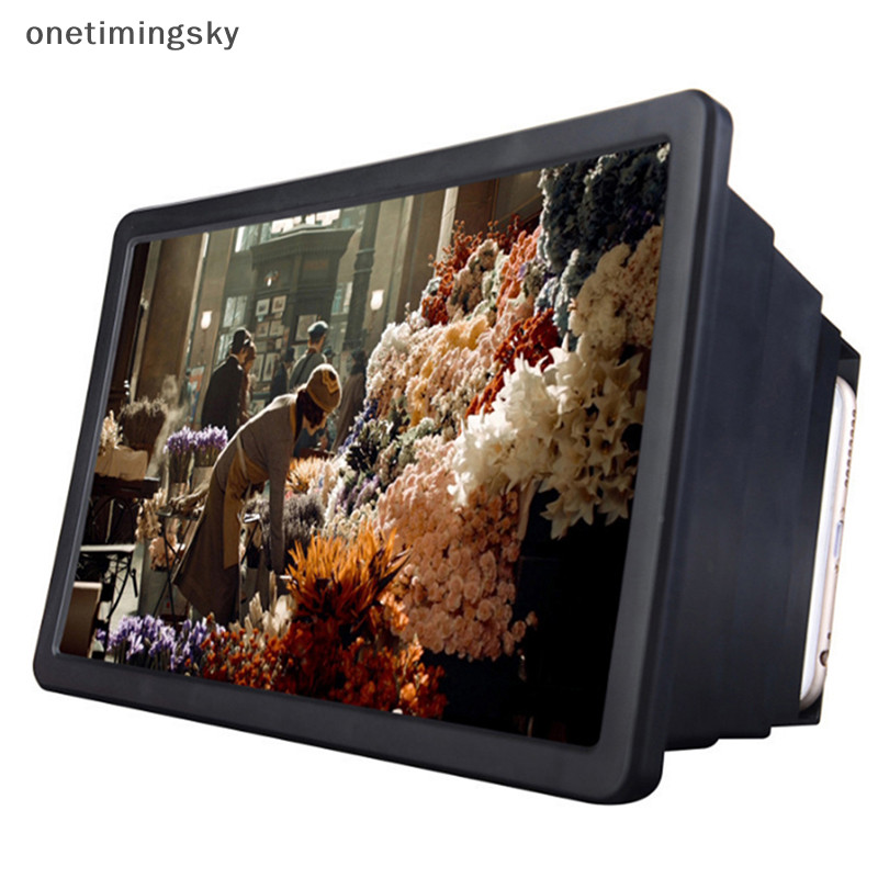 Onetimingsky Universal แบบพกพา 3D Video ขยายสมาร์ทโฟนหน้าจอแว่นขยาย Amplifier8.2 นิ้ว โอมมี่
