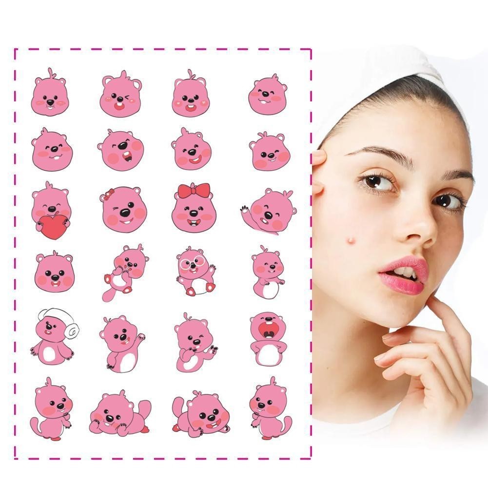 Little Beaver Loopy Hydrocolloid Acne Patch Acne Cover Skin Care Patch Patch G0u2