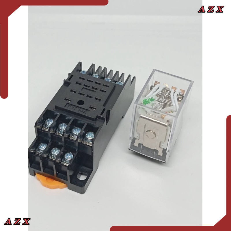 ใน กทม รีเลย์ ซ๊อคเก็ต RELAY my2 my2n  my4n my2n+socket my4n+socket DC12v DC24v AC220v