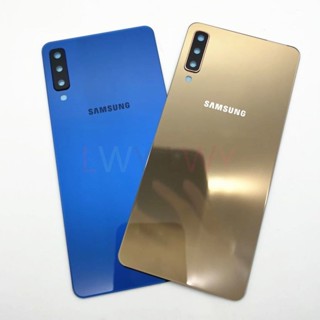 สําหรับ Samsung Galaxy A7 2018 A750 ฝาหลังแบตเตอรี่กรณีด้านห…