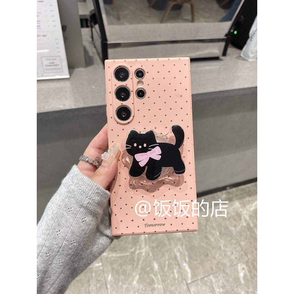 เหมาะสําหรับ Samsung s25ultra เคสโทรศัพท์ s24plus รวมทุกอย่าง S23 ชุด s22 + s21 สิบ a55s20 คือ 24 Plus a34a15 Simple note20u พร้อมวงเล็บ s10a52 สาวหัวใจ a53s9