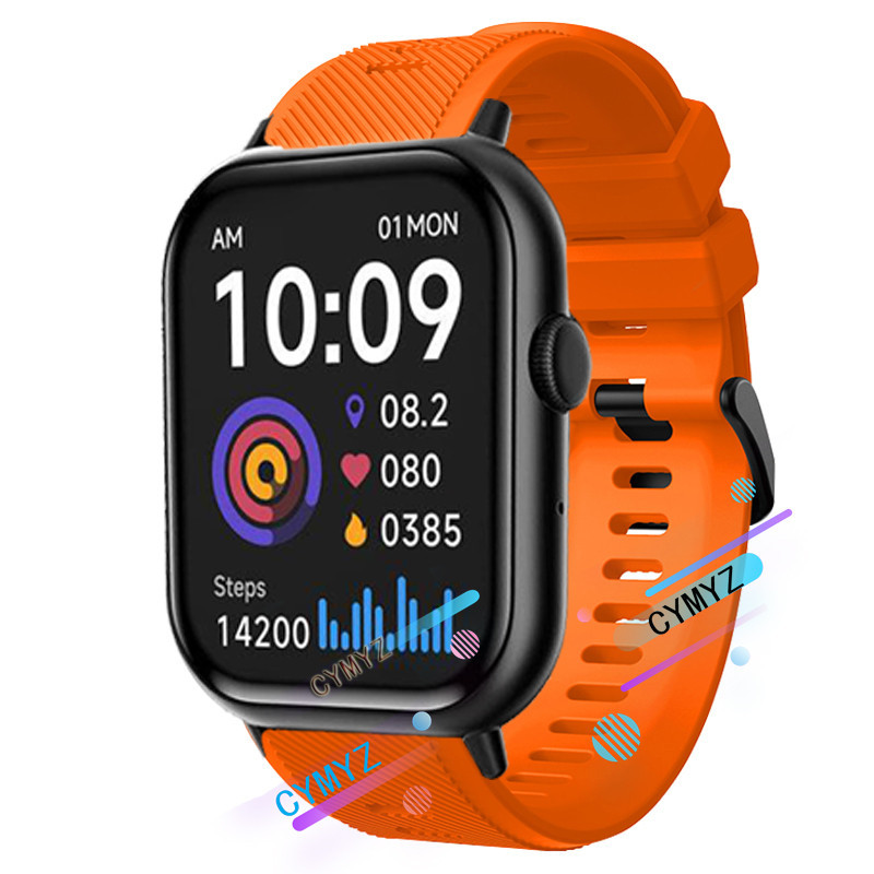 Hcare Go5 strap สายซิลิโคน HCare Go 5 Smart Watch strap สายรัดข้อมือกีฬาสําหรับ HCare Go5 ตัวป้องกัน