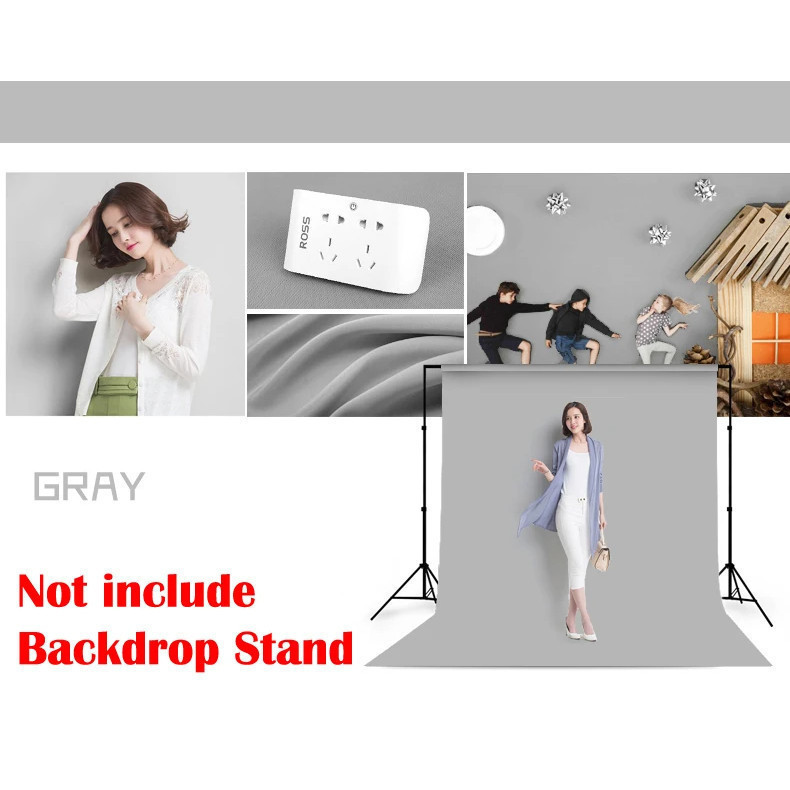 Photo Studio ฉากเขียว 3x6m Green Screen Polyester Cotton Cloth Photography Chromakey Background Backdrop