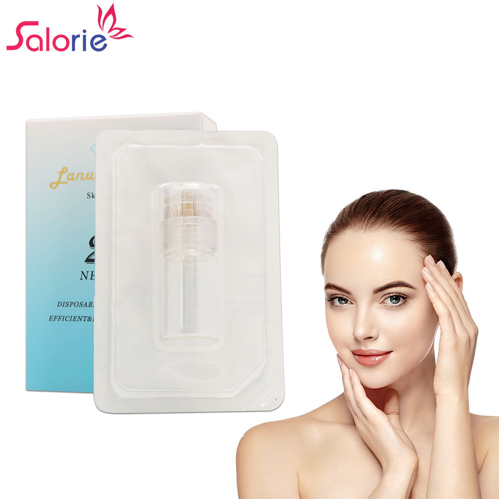 Salorie Lanury Roller Stamp Face Skin Whitening Blemish Acne Remover เครื่องมือความงามสําหรับ Facial Care 0.25/0.5/1/1.25/2 มม.ขนาด