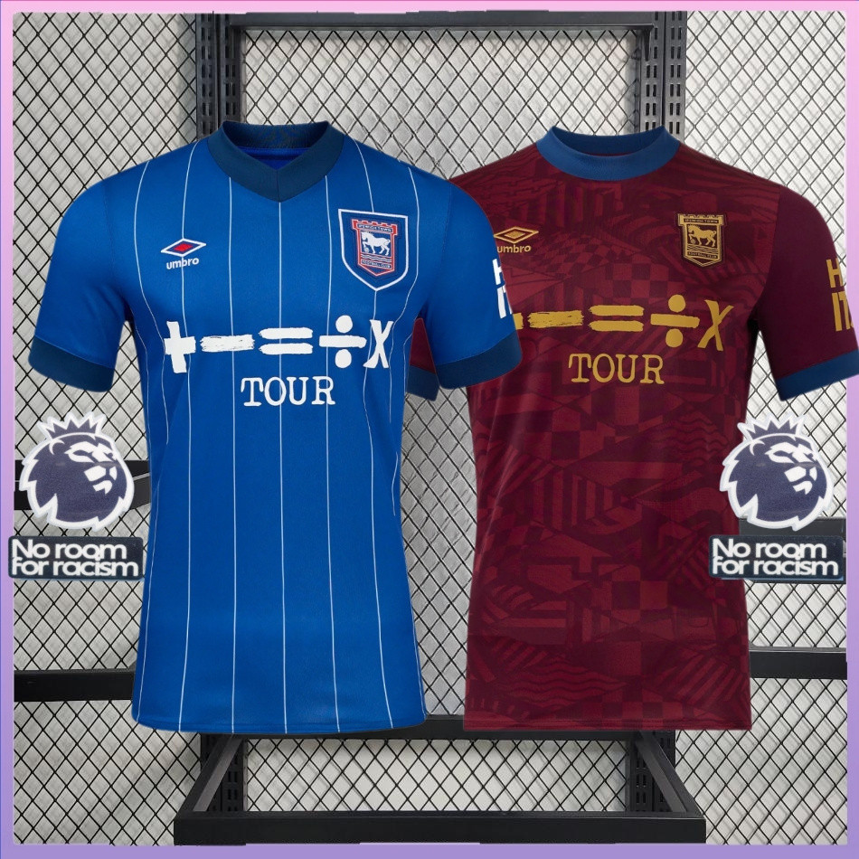 Ipswich Town kit 24/25 Home & Away Jersey เสื้อฟุตบอลผู้ชาย