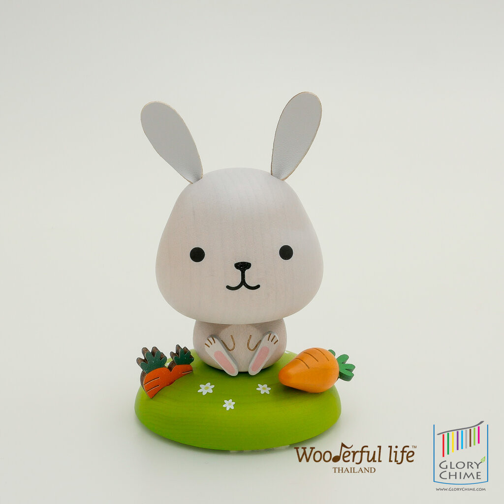 Wooderful life ตุ๊กตาหัวสปริง Bunny