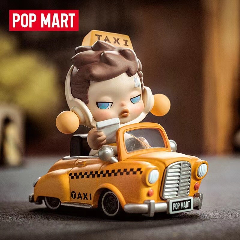 Popmart Bubble Mart skullpanda พรุ่งนี้เช้าชั่วโมงเร่งด่วนทำมือกล่องตาบอดของเล่นอินเทรนด์ของขวัญเครื่องประดับ