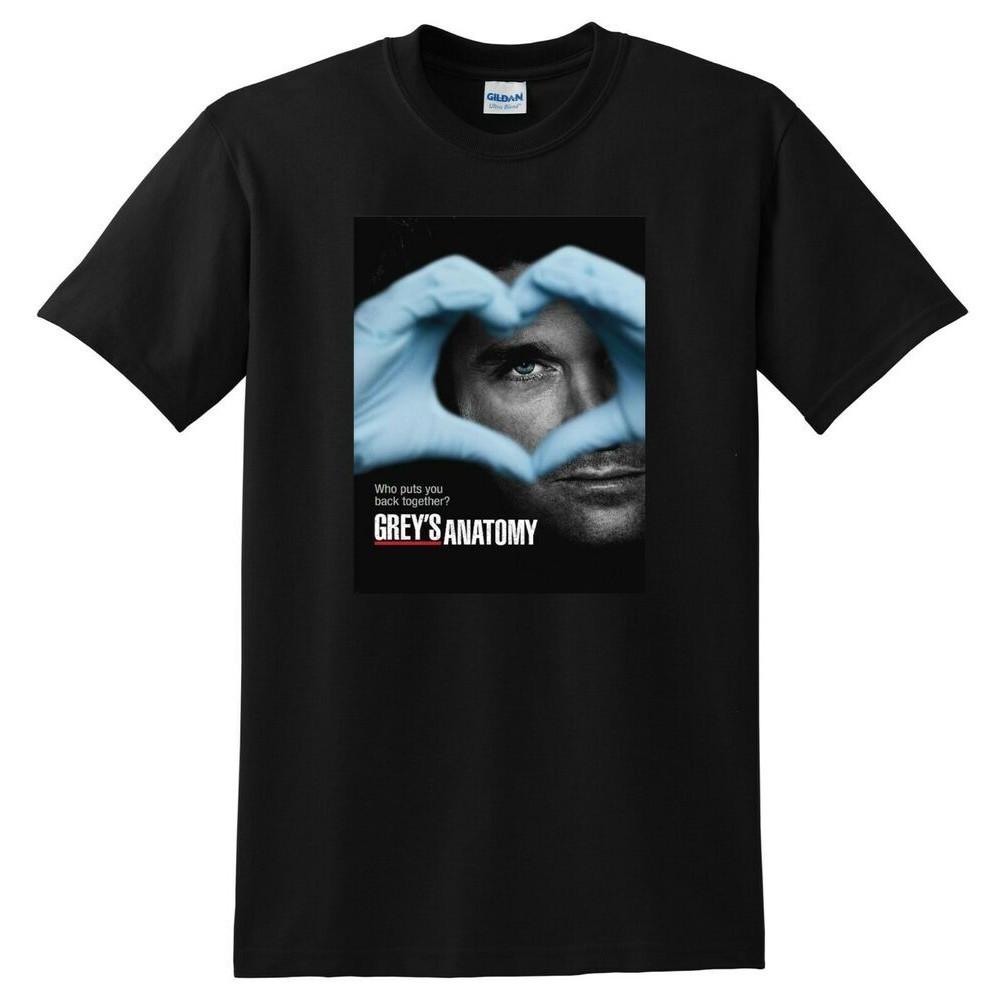 เสื้อยืดทีวีโชว์ Greys Anatomy ฤดูแรกถึงฤดูที่ห้า พร้อมไซส์ตั้งแต่ XS ถึง XL