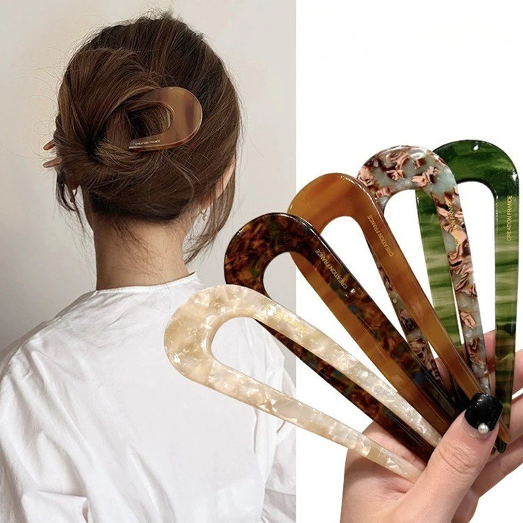 U-รูป Hairpin หญิงรู้สึก Hairpin Hairpin คงที่ Hairpin