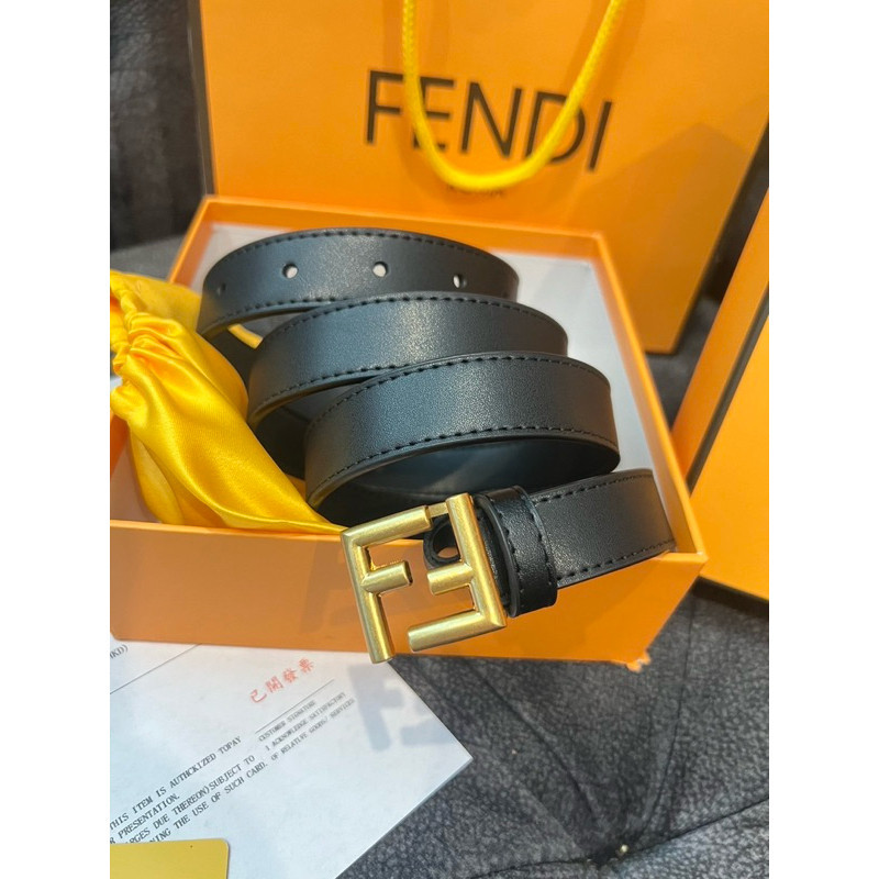 2024 เข็มขัด พร้อมสต็อกในไทย ใหม่!Fendi Belt เข็มขัดหนังแฟชั่นลําลอง