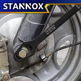 ประแจอเนกประสงค์ STANNOX ขนาด 10 นิ้ว ประแจขันน็อต บล็อคขันน็อต ด้ามขัน 2 ด้าน 8-22mm. ประแจครอบจักรวาล