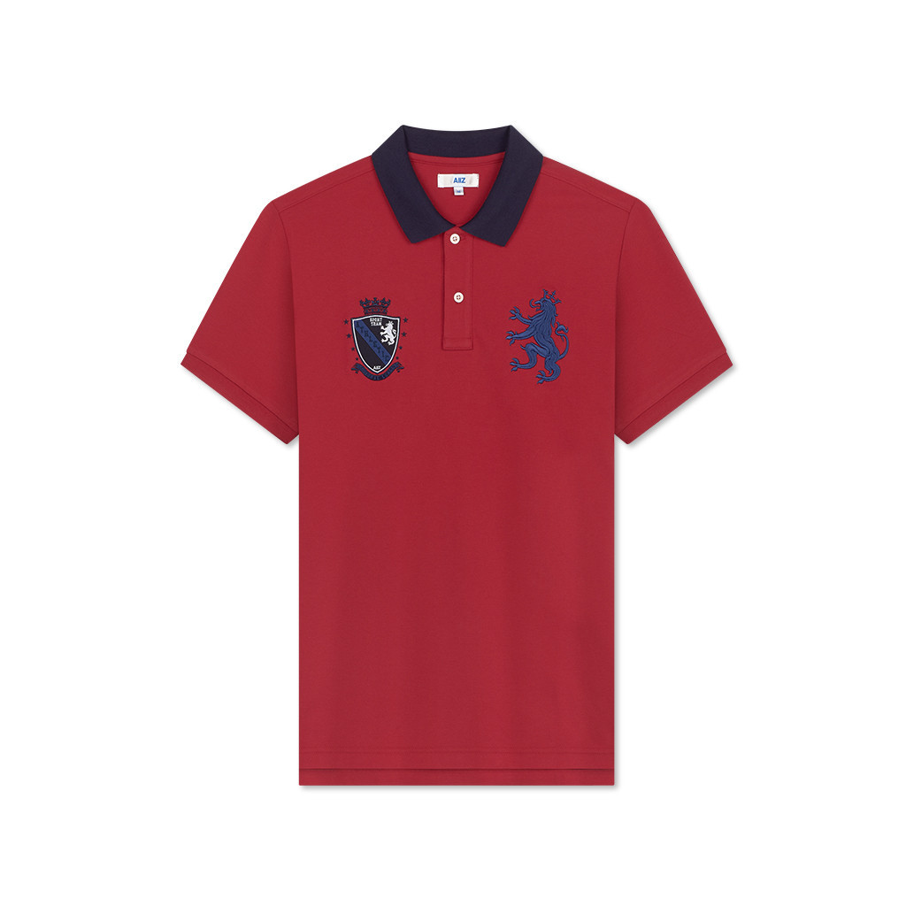 AIIZ (เอ ทู แซด) - เสื้อโปโลผู้ชายปักลายกราฟิก Men's Graphic Polo Shirts
