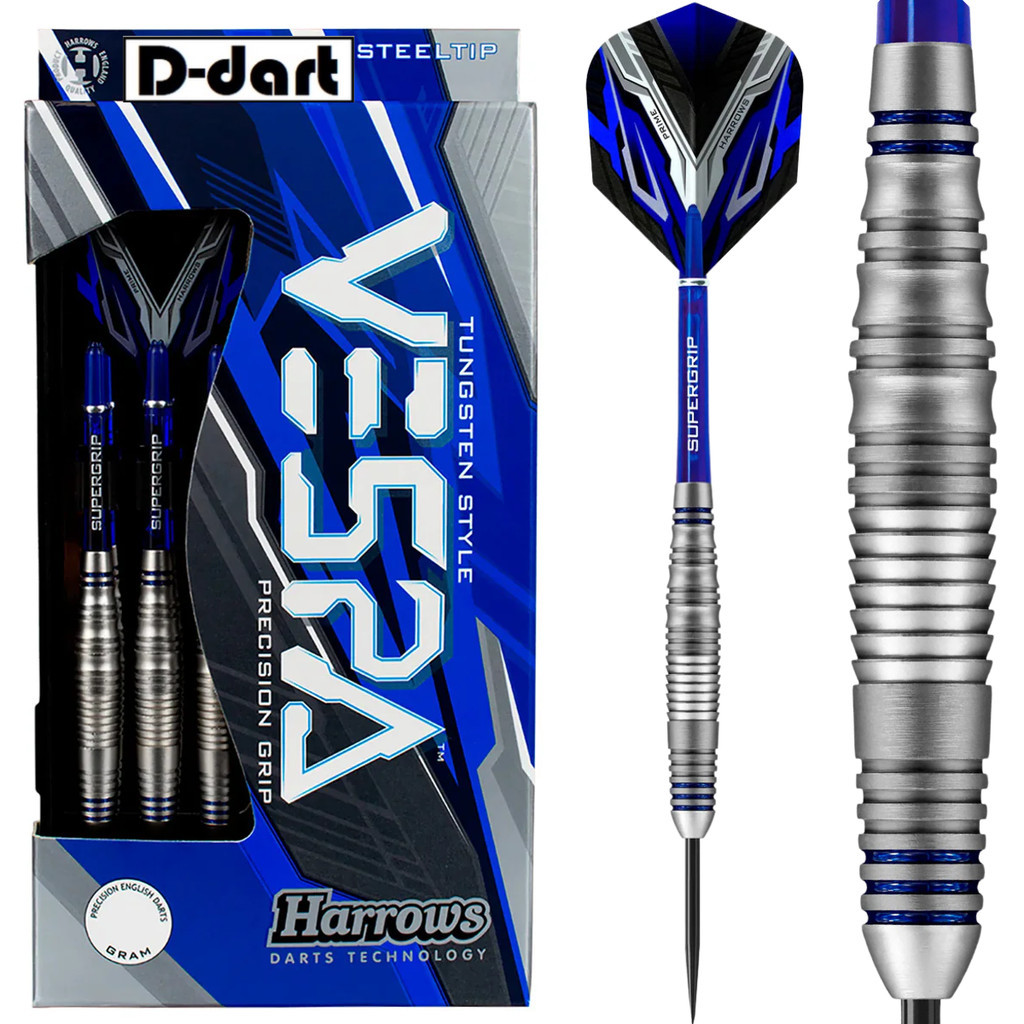 HARROWS STEEL TIP DARTS - VESPA BRASS DART SET STEEL DART (ARROW DART KELULI)