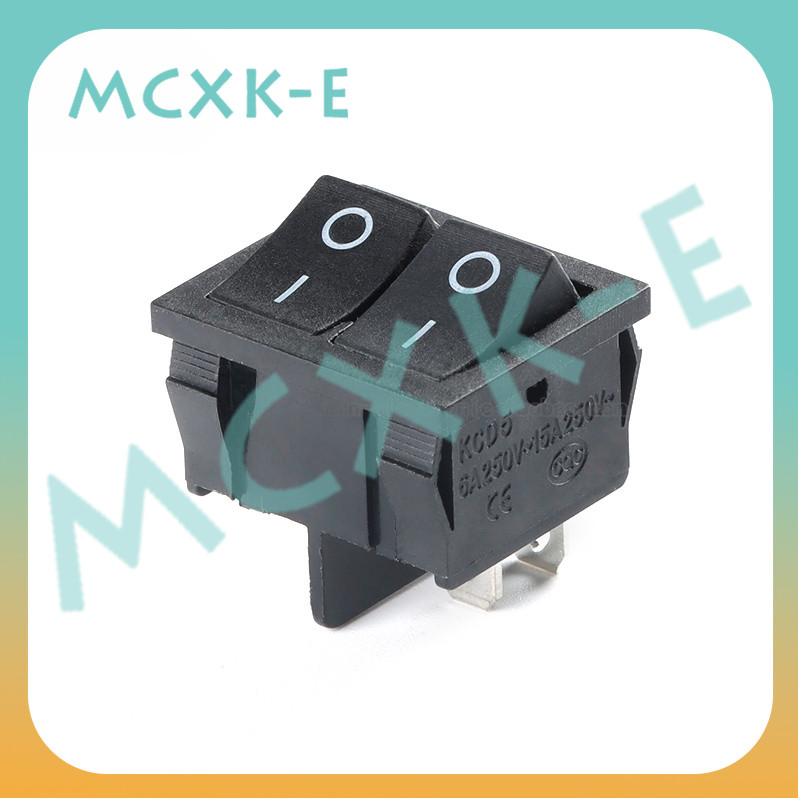 Mcxk-e KCD5 สวิตช์โยกสีดํา/แดง/เขียว 4/6 พิน 2/3 เกียร์ 15A สวิตช์สัมผัสสีเงิน สวิตช์ปุ่มกดไฟฟ้า ราคา ถูกที่สุด ดีลบีเคเค แกลเลอรีภาพที่ 3