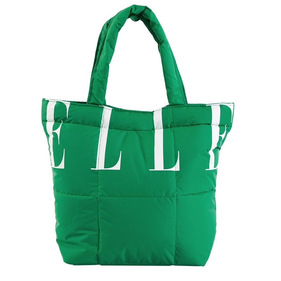 ELLE  กระเป๋าผ้า Puffy Bag Marshmallow ใบเล็ก สกรีน ELLE  8  สี รุ่น H8H012