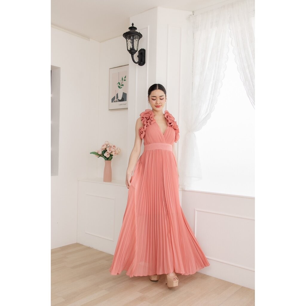 ชุดเดรสไปงานแต่ง ชุดออกงาน MY LADY BY BAIFERN - ML0473