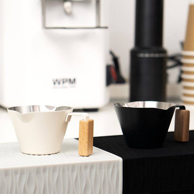 Airflow คู่ปากถ้วยกาแฟสแตนเลสถ้วยเอสเปรสโซสกัดขนาดเล็กถ้วยตวงถ้วยขนาด