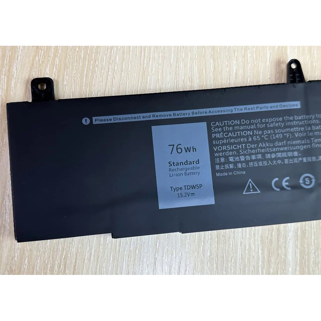 15.2V 76Wh TDW5P JFWX7 04RRR3 0V9XD7 4RRR3 P81G P81G001 For DELL Alienware 13 R3 ALW13C-1738 2508 27