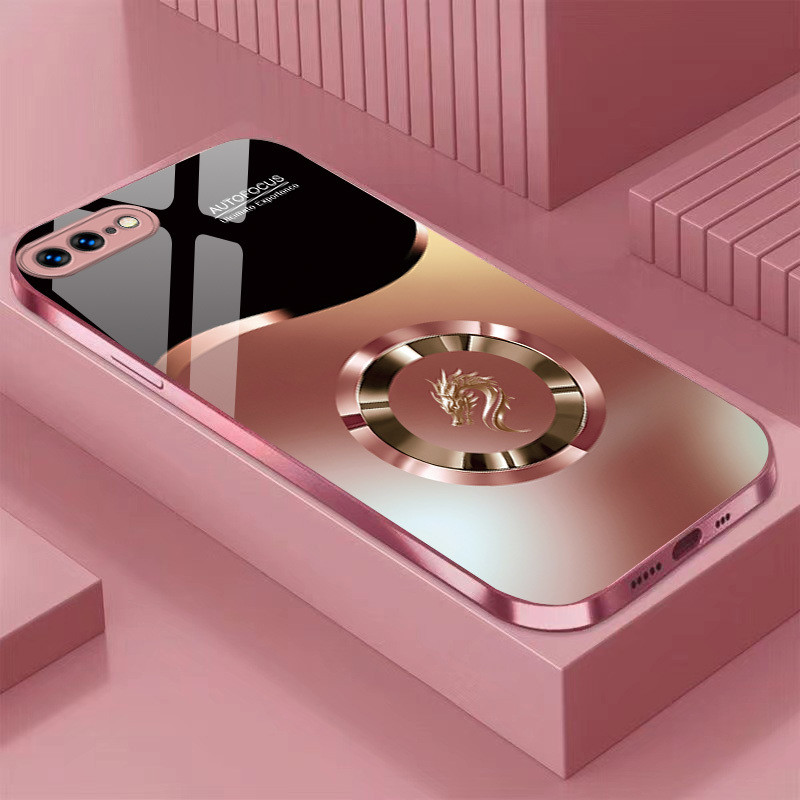 Best Quality#Apple8PlusPhone Case Women's7Metallic paint7PlusCreative8New Premium Protective Case Cu