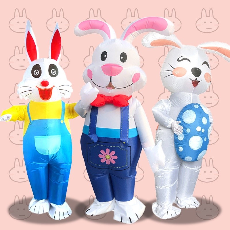 🥰24 เครื่องแต่งกายคอสเพลย์กระต่ายอีสเตอร์ แบบเป่าลม สําหรับผู้ใหญ่ เหมาะกับงานปาร์ตี้ฮาโลวีน