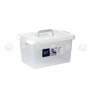 Super Lock กล่องหูหิ้ว ฝาล็อค 4.8,8.5 ลิตร (6641,6642) Container กล่องเก็บของ กล่องฝาล็อค กล่องมีที่ล็อค