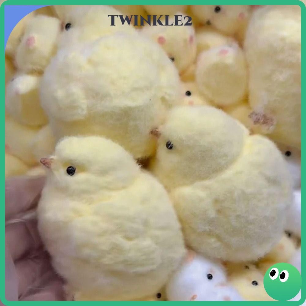 Twinkle ไก่สีเหลืองบีบของเล่นหยิก, ซิลิโคนตุ๊กตาจําลองบีบของเล่น, น่ารักนุ่มผู้ใหญ่เด็กหยิกและคลายขย