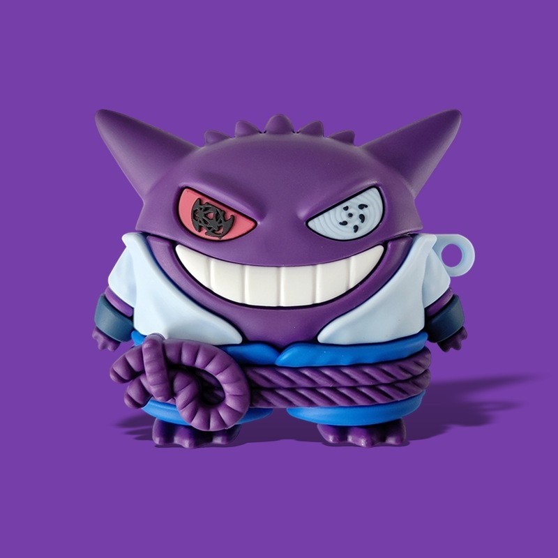 Sasuke Gengar AirPods เคสซิลิโคนหนากันกระแทกสําหรับ AirPods 1 / 2 / 3 / 4/ Pro / Pro2 / Pro3 สต็อกท้องถิ่น
