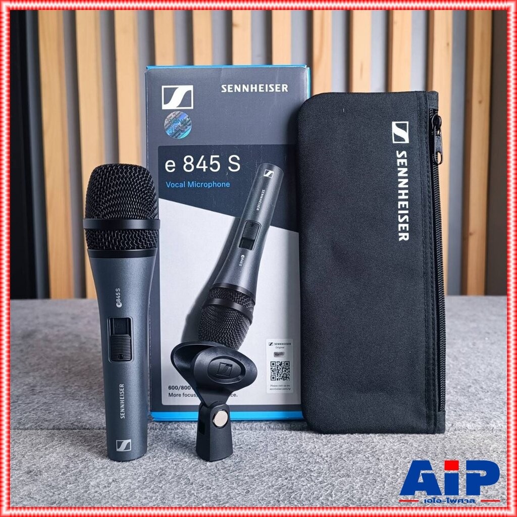 ฟรีค่าส่ง SENNHEISER E845-S ไมค์สาย E-845 S E 845S ไมค์แบบไดนามิค Dynamic Vocal Mic, Super-Cardioid 