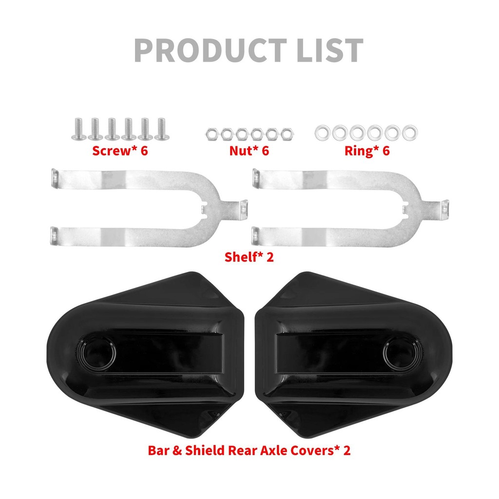 รถจักรยานยนต์บาร์ Shied ด้านหลังเพลาครอบคลุมสวิงอาร์ม Bolt ABS End Caps สําหรับ Harley สําหรับ Softail 08-17 - รูปที่ 7