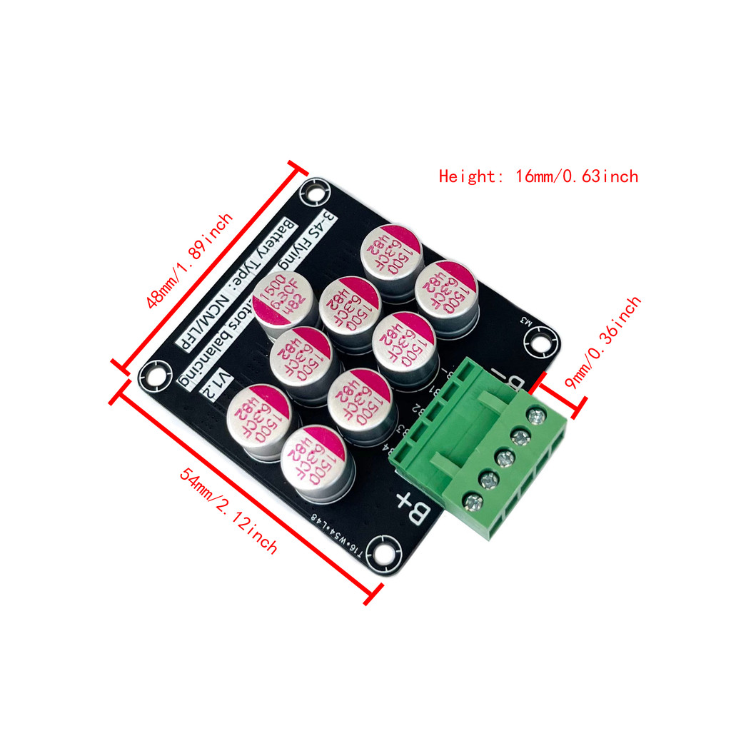 5a 3-4S Active Equalizer Balancer Lifepo4/Lipo แบตเตอรี่ Energy Capacitor Energy Transfer Board สําหรับ 18650 21700 32650 แบตเตอรี่ Pack