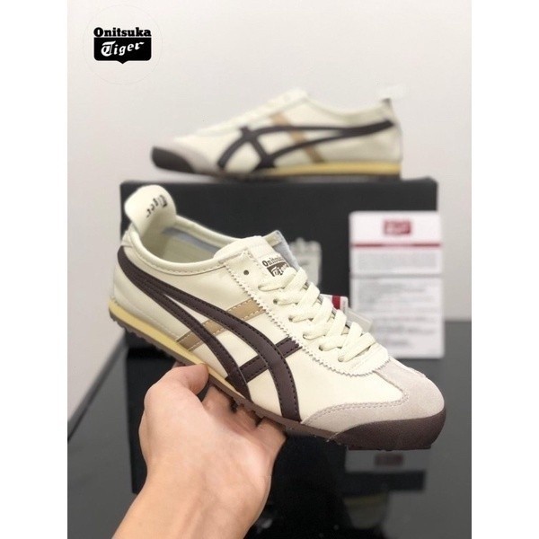 Ffb 2024รองเท้าหนังกีฬา Asics Onitsuka Tiger MEXICO 66 [ของแท้100%] ผู้ชายและผู้หญิง Casual Tiger