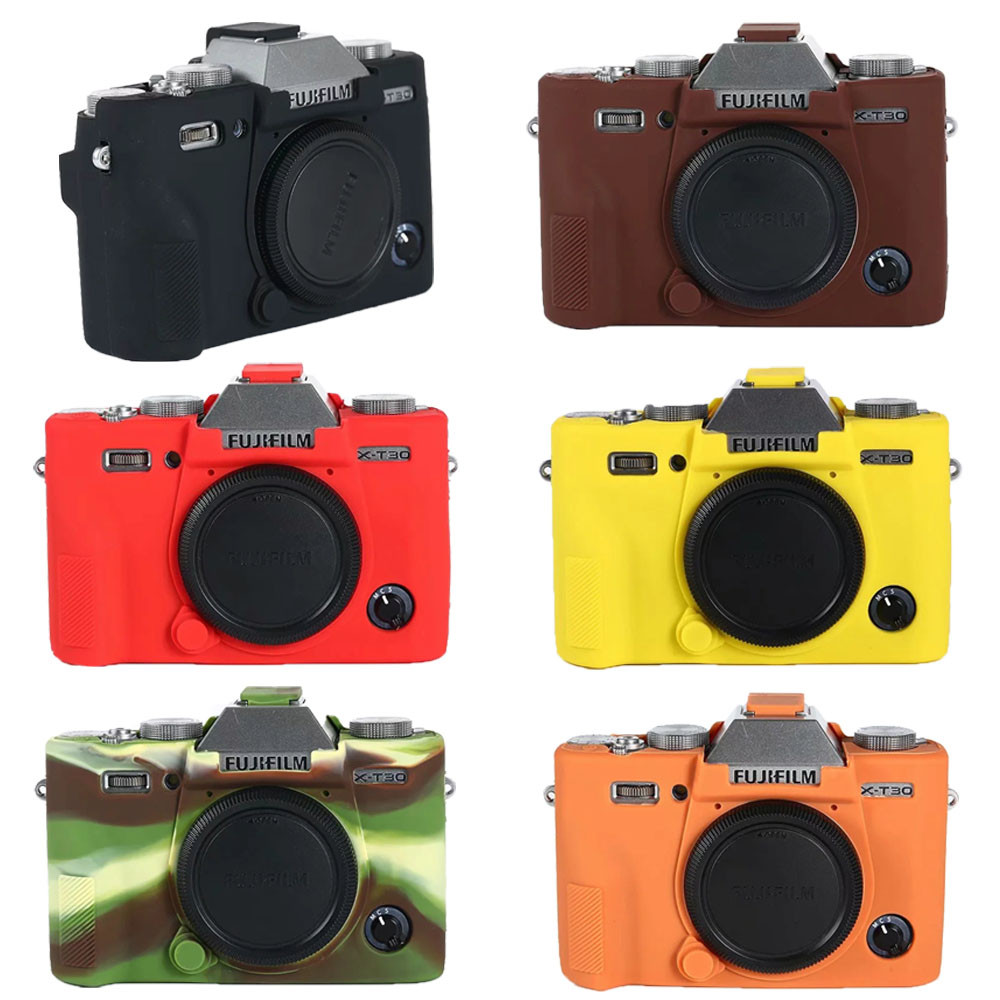 Soft Fujifilm XT30 XT30 II เคสซิลิโคนกระเป๋ากล้องป้องกันผิวยางฝาครอบสําหรับ Fujifilm XT30 XT30II