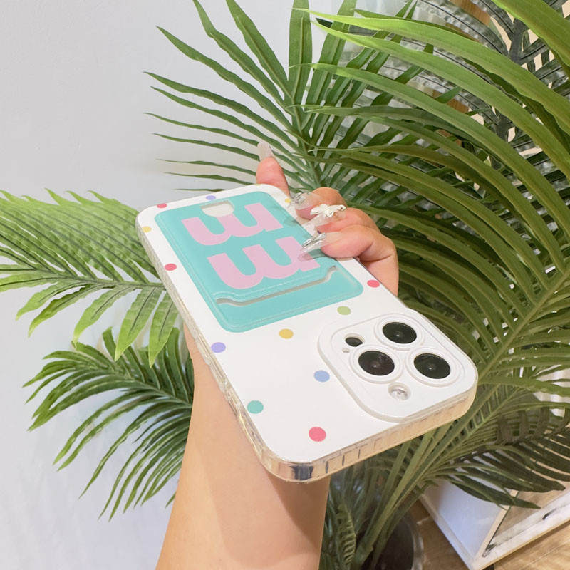 สีสันกลับกรณี OPPO a5 A5i A3 A3X A60 A38 A18 A17 A17K A58 A15 A15s Reno 14F 14 12F 11F 12 11F 12 11 10 Pro ซิลิโคน Smily กระเป๋าสตางค์ปลอกสายรุ้งผู้ถือบัตรโทรศัพท์ - รูปที่ 6