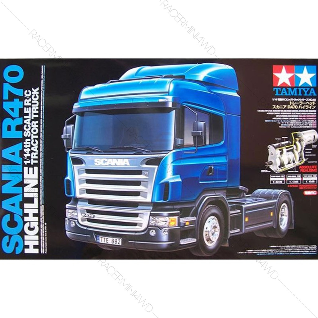 TAMIYA 56318 1/14 R/C Tractor Truck Scania R470 Highline ชุดประกอบรถบังคับหัวลากทามิย่าแท้