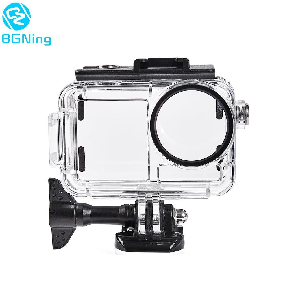 Bgning สําหรับ DJI Action 5pro กล้อง 60M 316 สแตนเลสกันน้ําเปลือกดําน้ําป้องกันกรณี