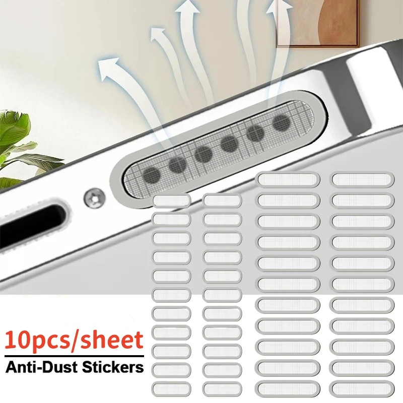 SAMSUNG 10ชิ้น/แผ่นโทรศัพท์ลําโพงสติกเกอร์ป้องกันฝุ่น-สําหรับ ซัมซุง เสี่ยวหมี่-มินิยาวสั้นฝุ่นสุทธิฟิล์มป้องกัน-สากล,กันน้ํา,ฝุ่น-อุปกรณ์โทรศัพท