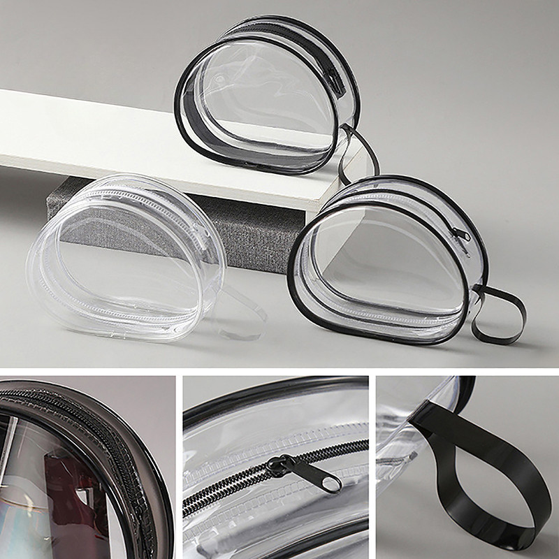 Pvc โปร่งใสหน้าอก Patch กระเป๋าเก็บตุ๊กตาถุงเก็บฝุ่นกลางแจ้งกันน้ําเครื่องสําอาง Organizer กล่อง Thicken กระเป๋าสตางค์