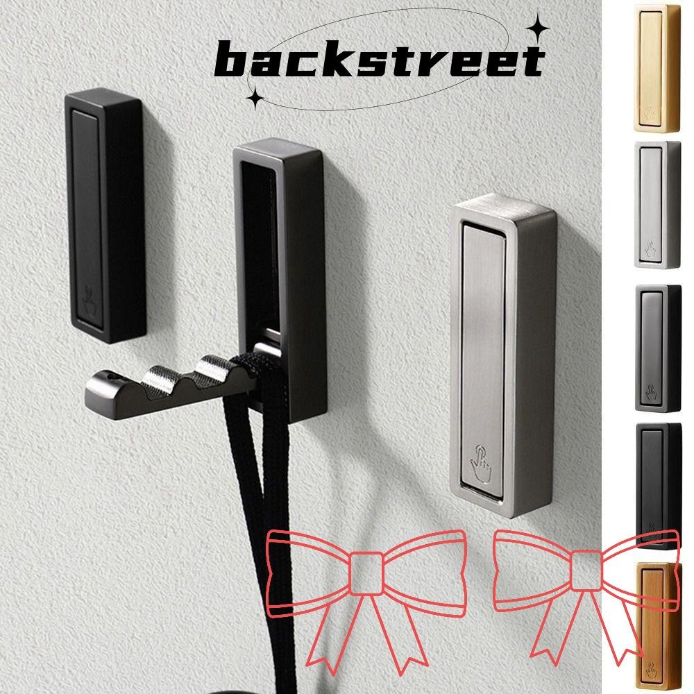 Backstagereat ตะขอติดผนังแบบพับได้ สังกะสีอัลลอยด์ ตะขอแขวนเสื้อแบบพับได้ ฮาร์ดแวร์ Heavy Duty ทนทาน ไม้แขวนเสื้อ Hooks Home