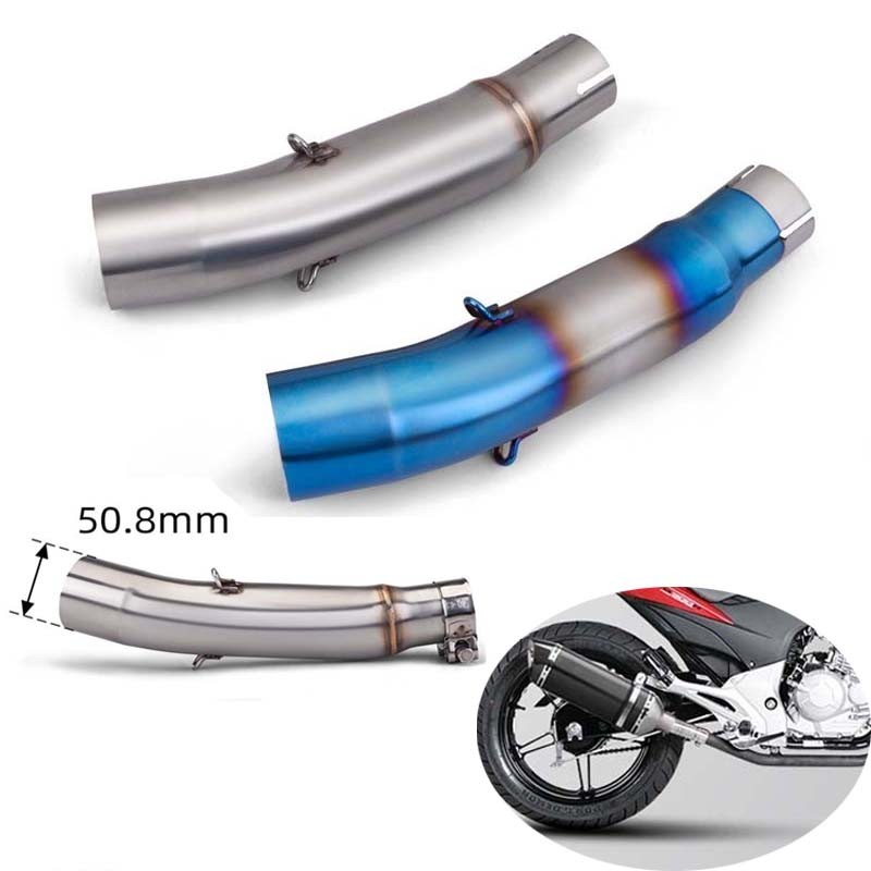 Cb300r 2018-2024 ท่อลิงค์แบบสวมเชื่อมต่อกับ 51MM/2" ID Mufflers