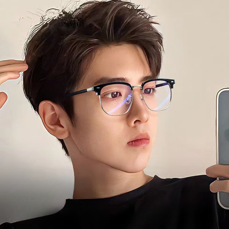 กรอบแว่นตา Adidas สําหรับผู้ชายและผู้หญิงพร้อมเลนส์ Photochromic ลบ