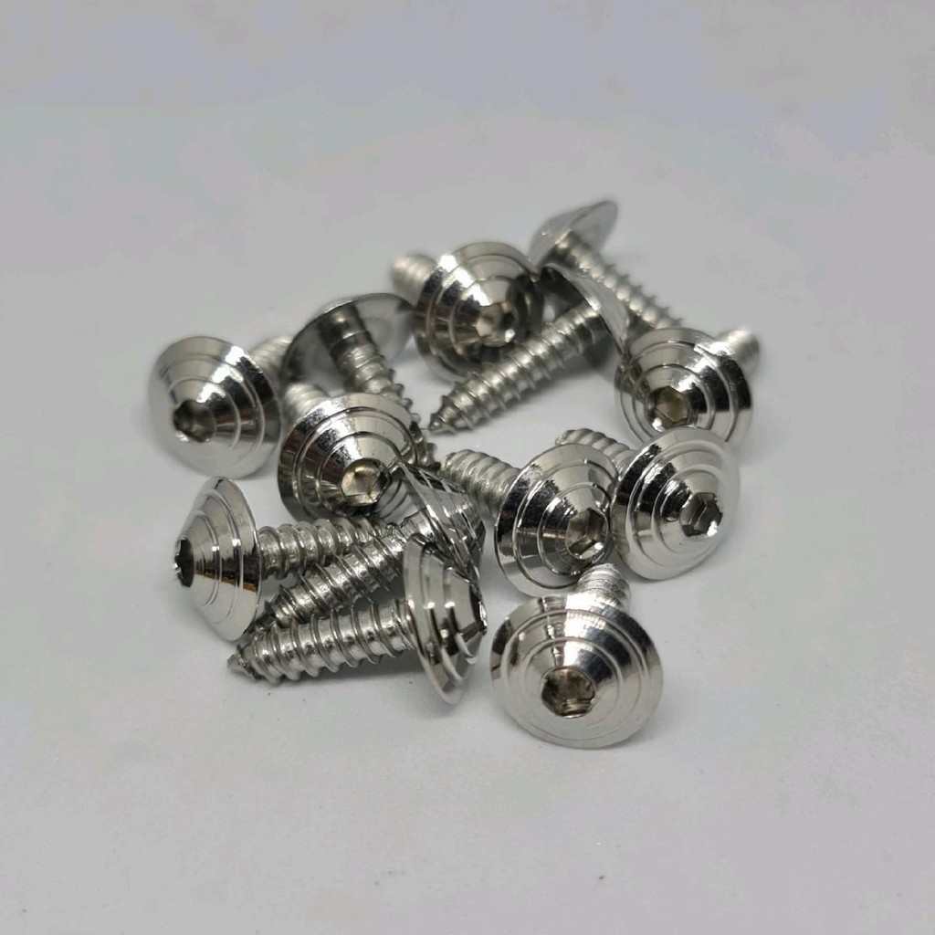 น๊อตเกลียวปล่อย ก้นหอย M4×15/M5×15 (ชุด5ตัว) - รูปที่ 2