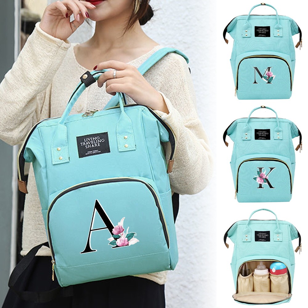 Multi-function Mommy Bag Large Capacity Travel Organizer Bag Diaper Bottle Storage Backpack Waterpro