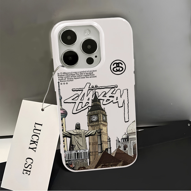 Soft Cool Luxury ปลอกซิลิโคนเคสโทรศัพท์สําหรับ IPhone 16 15 13 14 12 11 Pro Max 8 7 Plus XS X XR กันกระแทกฝาครอบโทรศัพท์มือถือ