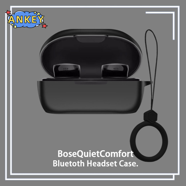 2024 New Case for Bose QuietComfort Earbuds Protective Cover Anti-fall Soft Silicone Wireless Bluetooth headphones Carrying