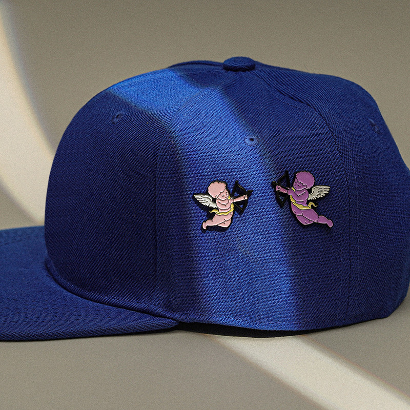 การ์ตูนแองเจิลเด็กเบสบอลกอล์ฟหมวก Pin New Era เข็มกลัดหมวกคลิป Pins Badges หมวกเครื่องประดับของขวัญสําหรับเพื่อน - รูปที่ 5