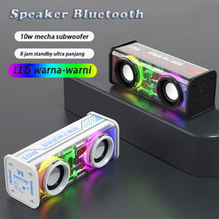 Portable V8 Boombox Wireless Stereo surround Bluetooth Speakers soundbar TWS RGB Lights Heavy Bass  Music Battery Power Sound Box