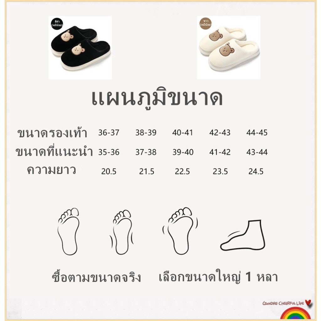 Molly รองเท้าสลิปเปอร์ รองเท้าใส่ในบ้าน กันลื่นเพื่อสุขภาพ