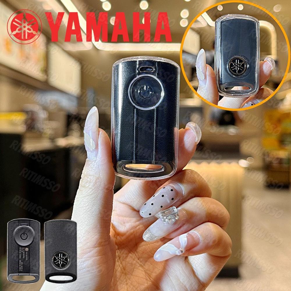 Tpu ฝาครอบกุญแจรถเหมาะสําหรับ Yamaha X-max 250 125 309 300 400 2020 2021 AEROX NVX155 - รูปที่ 4