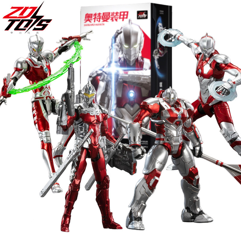 Zd Original Ultraman Mecha แจ็ค Seven Gaia Tiga Trigger Decker Orb Z Ace รวบรวมอะนิเมะ Ultraman Action Figure ของเล่นสําหรับของขวัญเด็ก